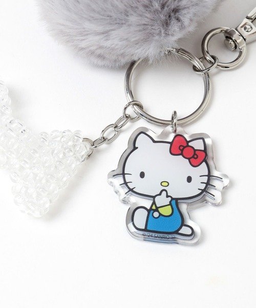 Me% キーホルダー 「HELLO KITTY」ファーチャーム 135065