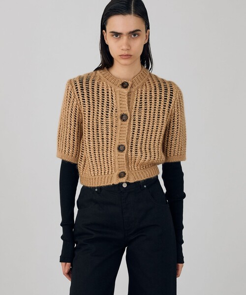 DES PRES（デプレ） カーディガン カシミヤシルクモヘヤ ハーフ