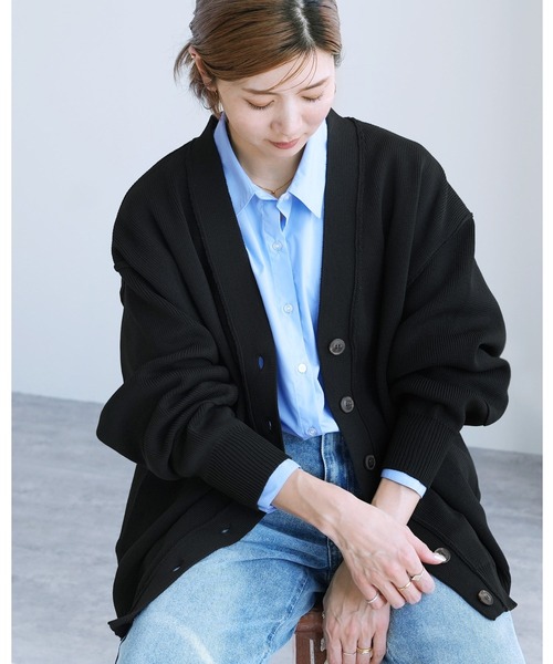 reca（レカ） カーディガン ダンボールニットカーディガン レディース