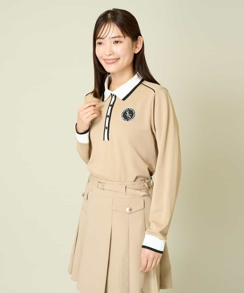 【確認画像】ライン　リブカットソー　シャツブラウス　まとめ売り2セット 確認画像】ラインリブカットソーシャツブラウスまとめ売り2セット