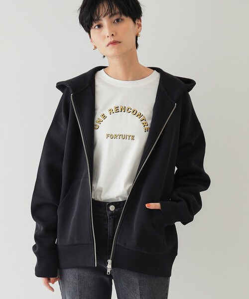 OPAQUE.CLIP（オペークドットクリップ） パーカー ダブルZIPパーカー