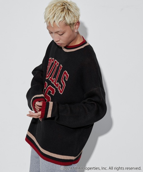 LV・NBA グレーシルエットセーター XS 別注NBAジャガードプルオーバー – WEGO ONLINE STORE