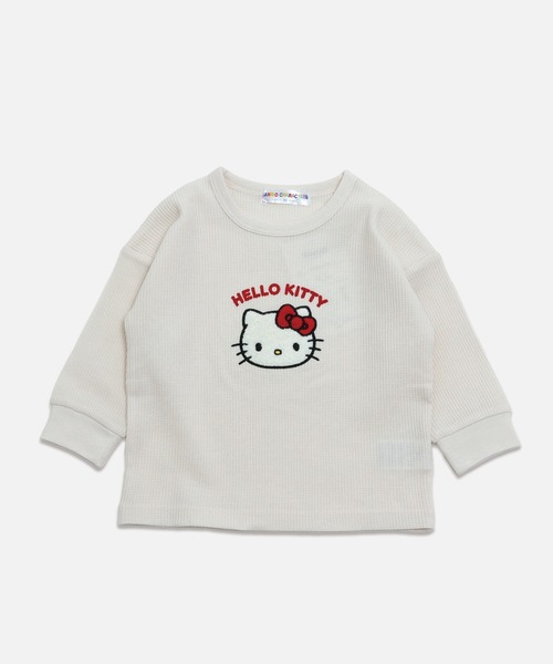sanrio（サンリオ） tシャツ ワッフル長袖Tシャツ キッズ 子供服
