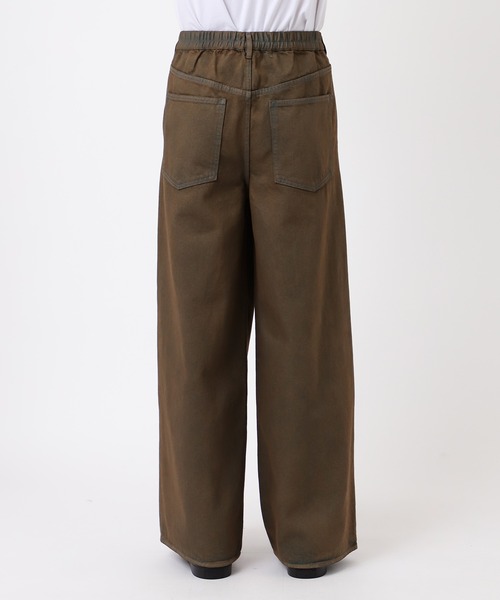 まあち STUDIOUS ジーンズ BLEACH OVERDYE JEANS/バギーシルエット