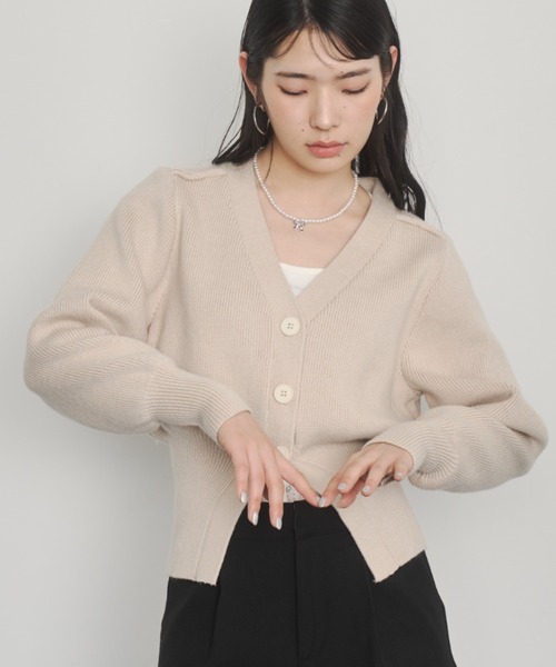 カーディガン v neck cardigan/Vネックカーディガン レディース