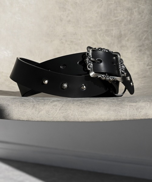 An+u ベルト デザインスタッズベルト メンズ レディース : ZOZOTOWN