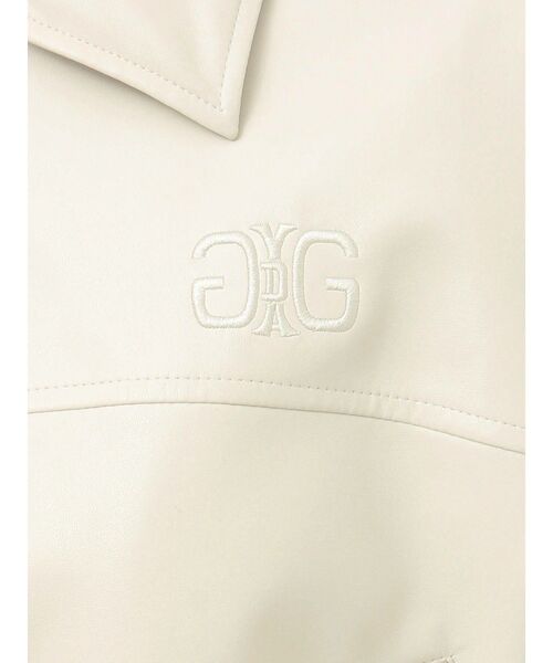 GYDA レザージャケット ライダース Sleeve Studs フェイクレザー