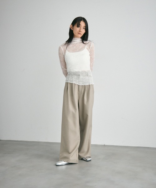 パンプス Square Toe Ribbon Belt Pumps / スクエアトゥリボン