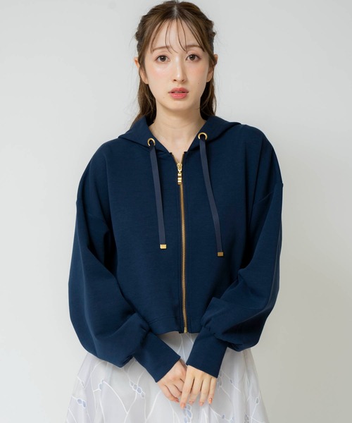 NOELA（ノエラ） パーカー チュールレイヤード2WAYパーカー