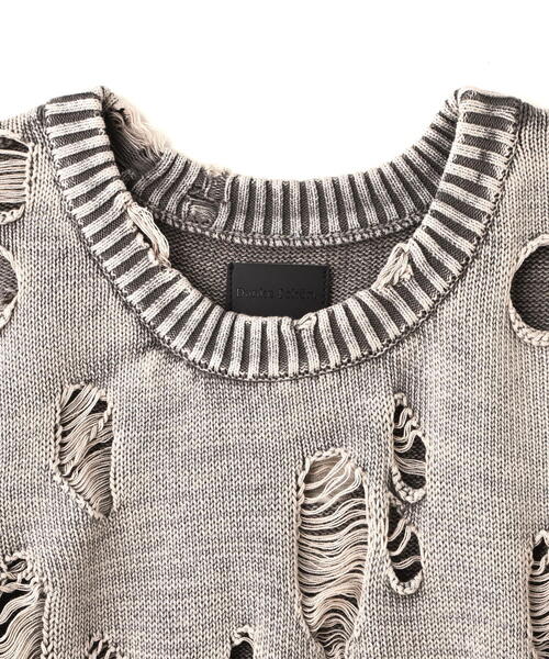 ニット セーター DankeSchon/ダンケシェーン/PIGMEGE KNIT VEST レディース メンズ DANKE SCHON ニット セーター DankeSchon/ダンケシェーン