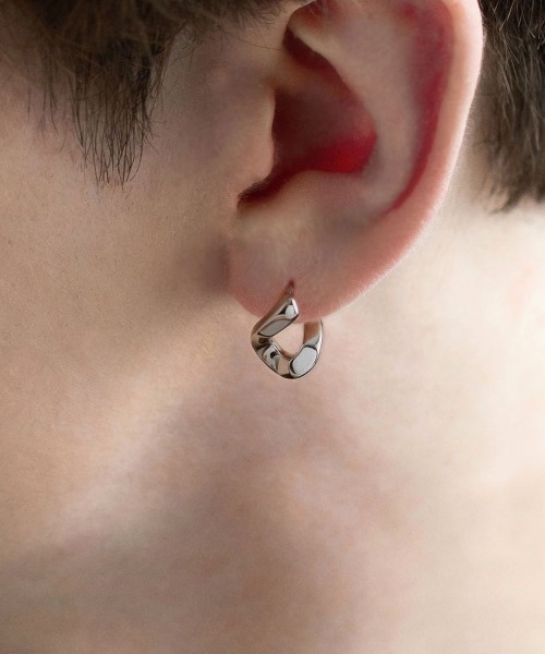 4℃ HOMME+（ヨンドシーオムプラス） ピアス シルバー ピアス/片耳用