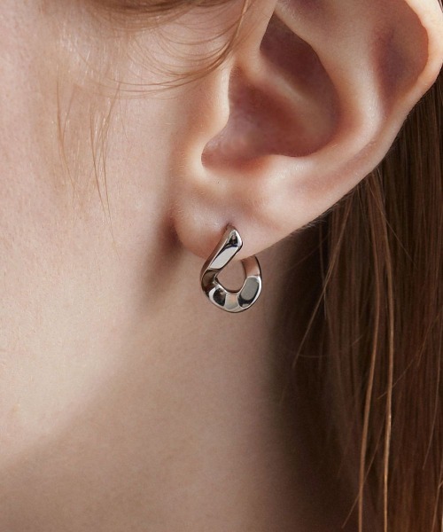 4℃ HOMME+（ヨンドシーオムプラス） ピアス シルバー ピアス/片耳用