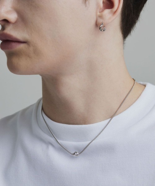 ４℃ HOMME+ シルバー ピアス 4℃ HOMME+（ヨンドシーオムプラス） ピアス シルバー ピアス/片耳用