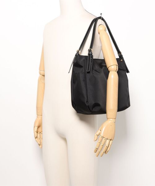 トートバッグ ポリエステルキャンバス　A4トート レディースの画像