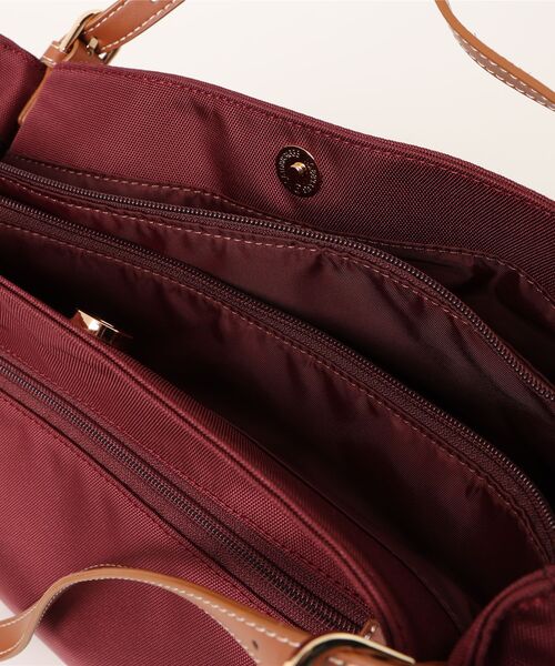 トートバッグ ポリエステルキャンバス　A4トート レディースの画像