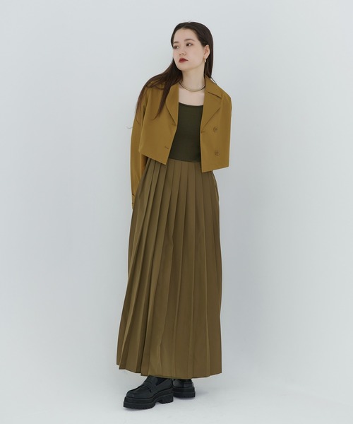 「TINA:JOJUN」 ドッキングワンピース S カーキ レディース_画像9