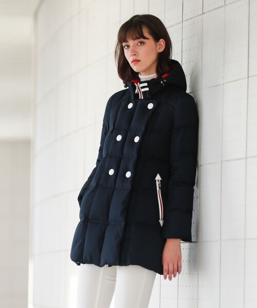 LOVELESS ダウンジャケット ネイビー 36 バイアスステッチショートダウン(ブルゾン)｜LOVELESS(ラブレス)の