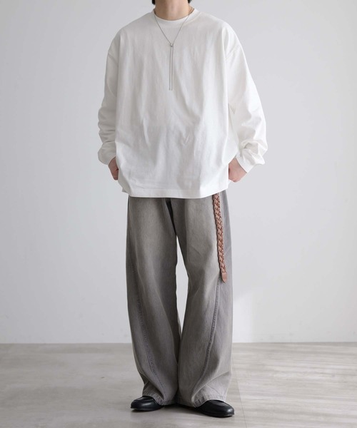 epnok ジーンズ ビンテージライクカーブデニムパンツ メンズ