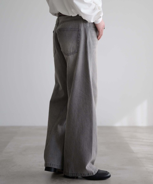 epnok ジーンズ ビンテージライクカーブデニムパンツ メンズ