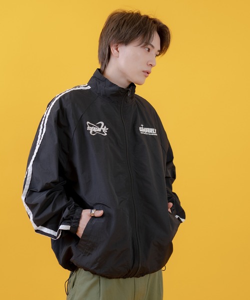 improves（インプローブス） ナイロンジャケット 袖ライン ラグラン