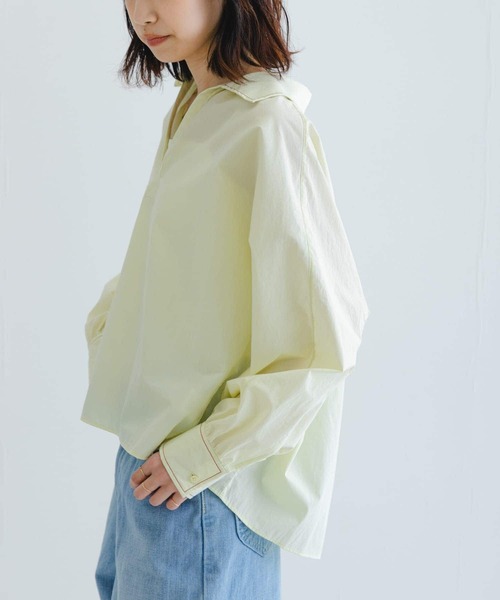TICCA ブラウス シャツ TICCA ハーブスキッパーシャツ