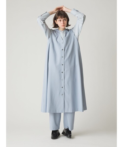 MIDIUMISOLID ノースリーブニットワンピース　ロングジレ MIDIUMISOLID ノースリーブニットワンピース ロングジレ - メルカリ