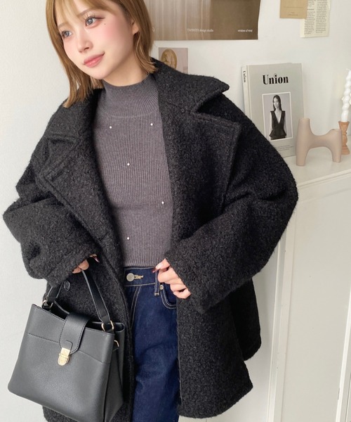 moment+ ピーコート M ブラウン レディース : ZOZOTOWN Yahoo!店