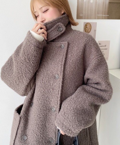 moment+ ピーコート M ブラウン レディース : ZOZOTOWN Yahoo!店