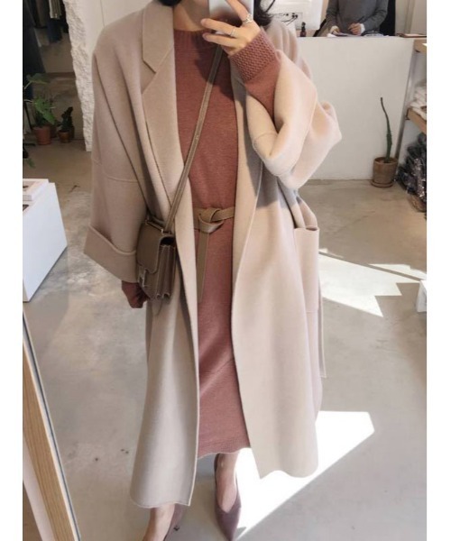 SETUP7（セットアップセブン） チェスターコート 3 アイボリー