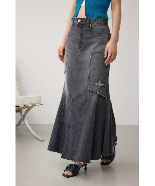 AZUL BY MOUSSY（アズールバイマウジー） デニムスカート AZUL DENIM