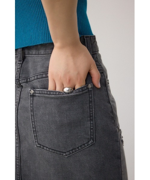 AZUL BY MOUSSY デニムスカート DENIM ダメージマーメイド