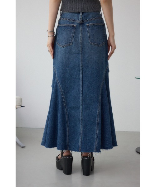 AZUL BY MOUSSY デニムスカート DENIM ダメージマーメイド