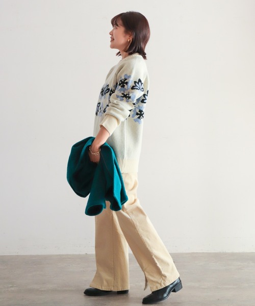 「NOMBRE IMPAIR」 長袖ニット FREE ブラック レディース_画像5