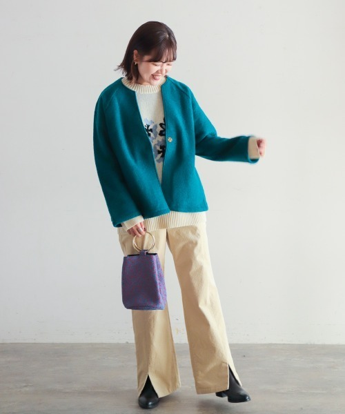 「NOMBRE IMPAIR」 長袖ニット FREE ブラック レディース_画像7