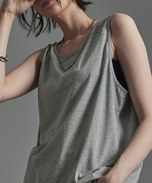 タンクトップ　新品　F フォロー割-200円 Seamless Rib Tanktop（タンクトップ）｜TODAYFUL（トゥデイフル