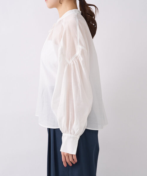 La boutique Bonbon ブラウス シャツ 「ふんわり透け感が美しい