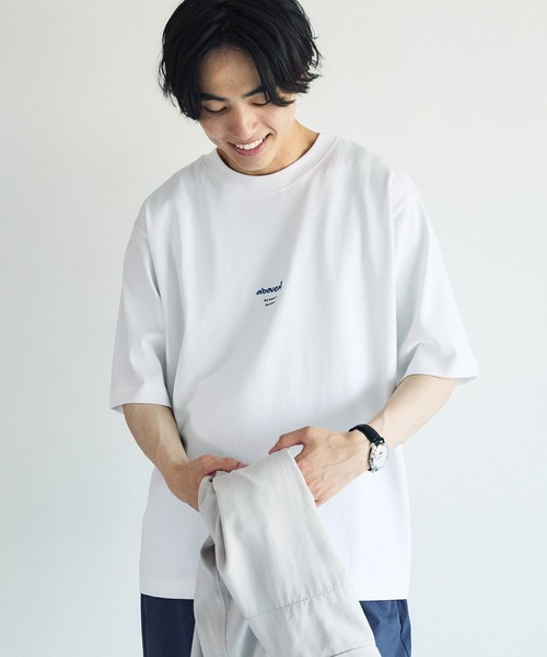ナオミ商品 GLOBAL WORK（グローバルワーク） tシャツ 汗染み軽減Tシャツ/ロゴ