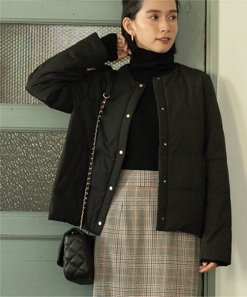 「OPAQUE.CLIP」 ダウンジャケット 38 カーキ レディース_画像2