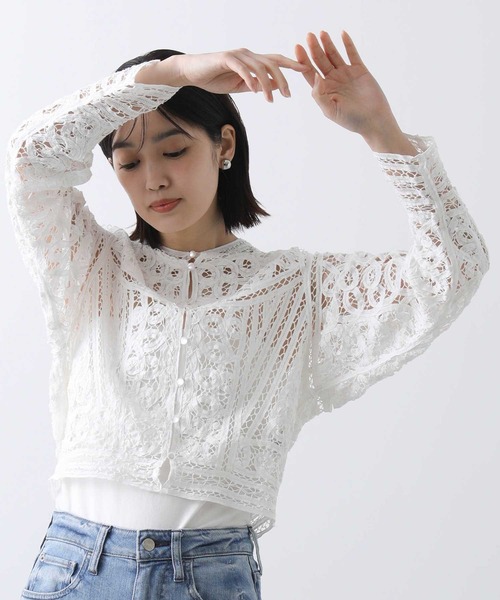 ブラウス シャツ ＬＵバテンレースブラウス レディース Gready Brilliant ブラウス シャツ LUバテンレースブラウス