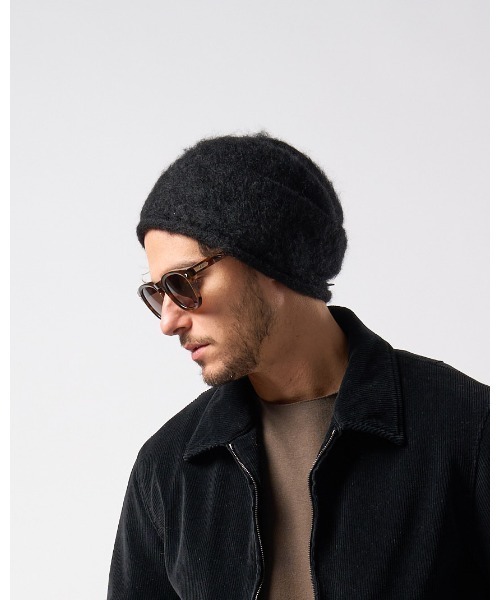 wjk ニット帽 ニットキャップ mohair shaggy knit beanie メンズ