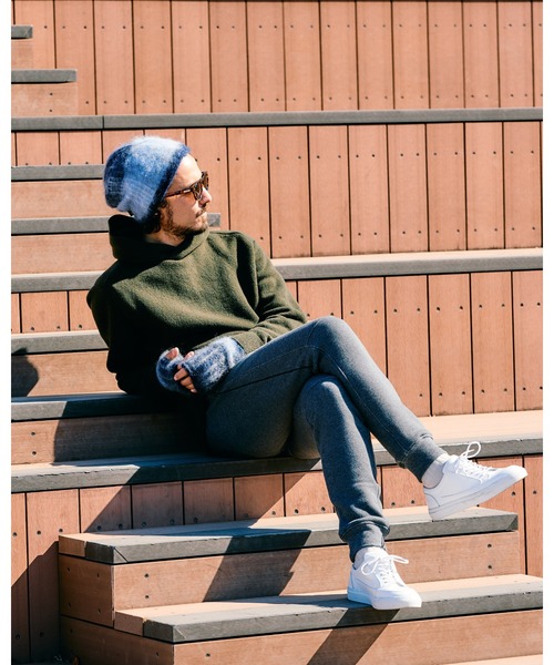 wjk ニット帽 ニットキャップ mohair shaggy knit beanie メンズ