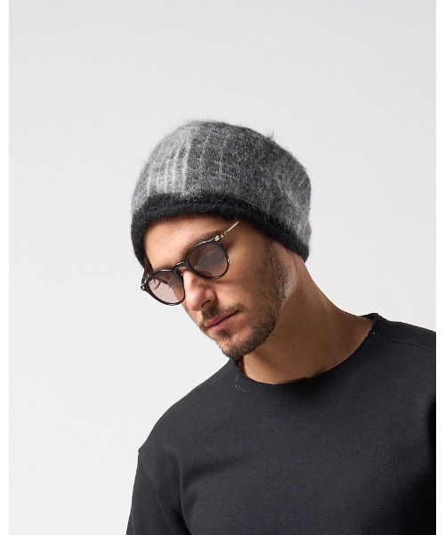 wjk ニット帽 ニットキャップ mohair shaggy knit beanie メンズ
