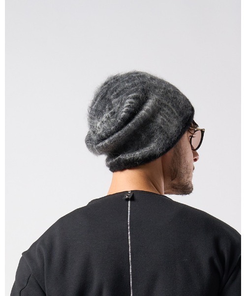 wjk ニット帽 ニットキャップ mohair shaggy knit beanie メンズ