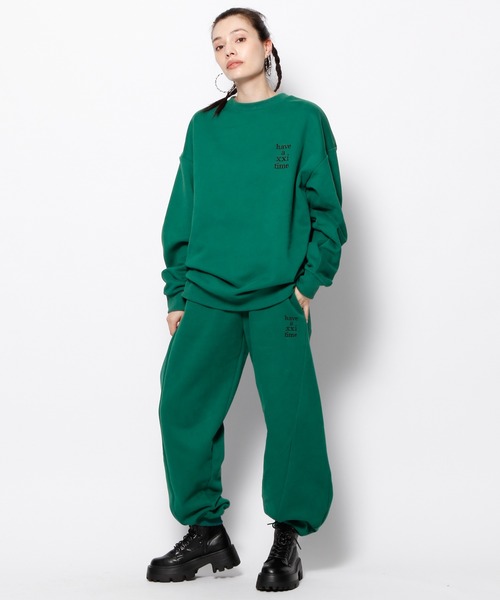 ✨完売　FOREVER21 × have a good timeコラボスウェット Have a good time 「Have time」 「Forever 21」スウェット