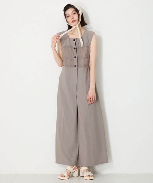 3色展開♥フラワーストラップヒールサンダル/追跡有 ストラッピー フラワーバックルサンダル - レッド | CHARLES