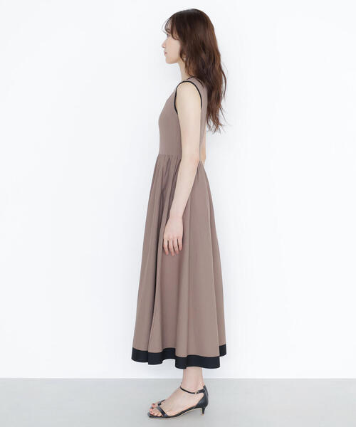 NATURAL BEAUTY BASIC ワンピース 「Oggi8月号掲載」バイカラー