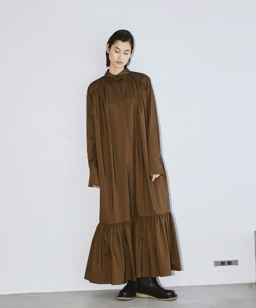 todayful ワンピース TODAYFUL 「TODAYFUL」 シャツワンピース 36inch グレー