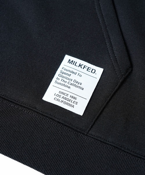 「MILKFED.」 プルオーバーパーカー M ライトピンク レディース_画像9