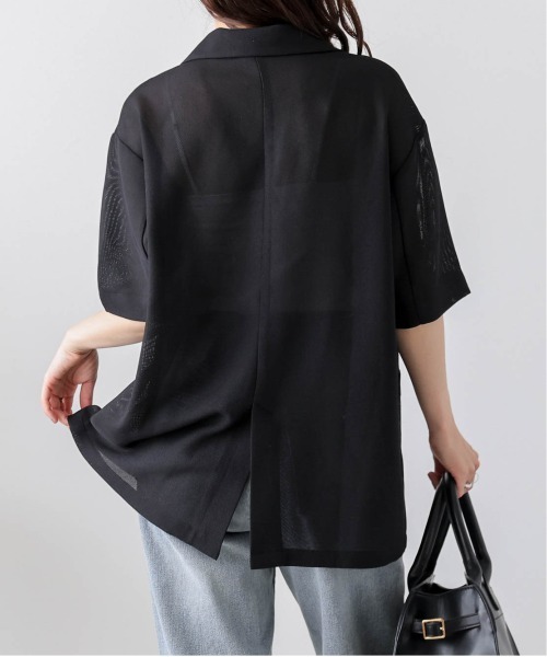 新品未使用タグ付★ La-gemmeメッシュシアージャケット 新品タグつき】La-gemme メッシュシアージャケット ベージュ