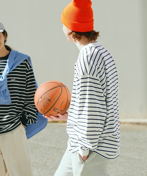 「HECT」 長袖Tシャツ M ホワイト メンズ